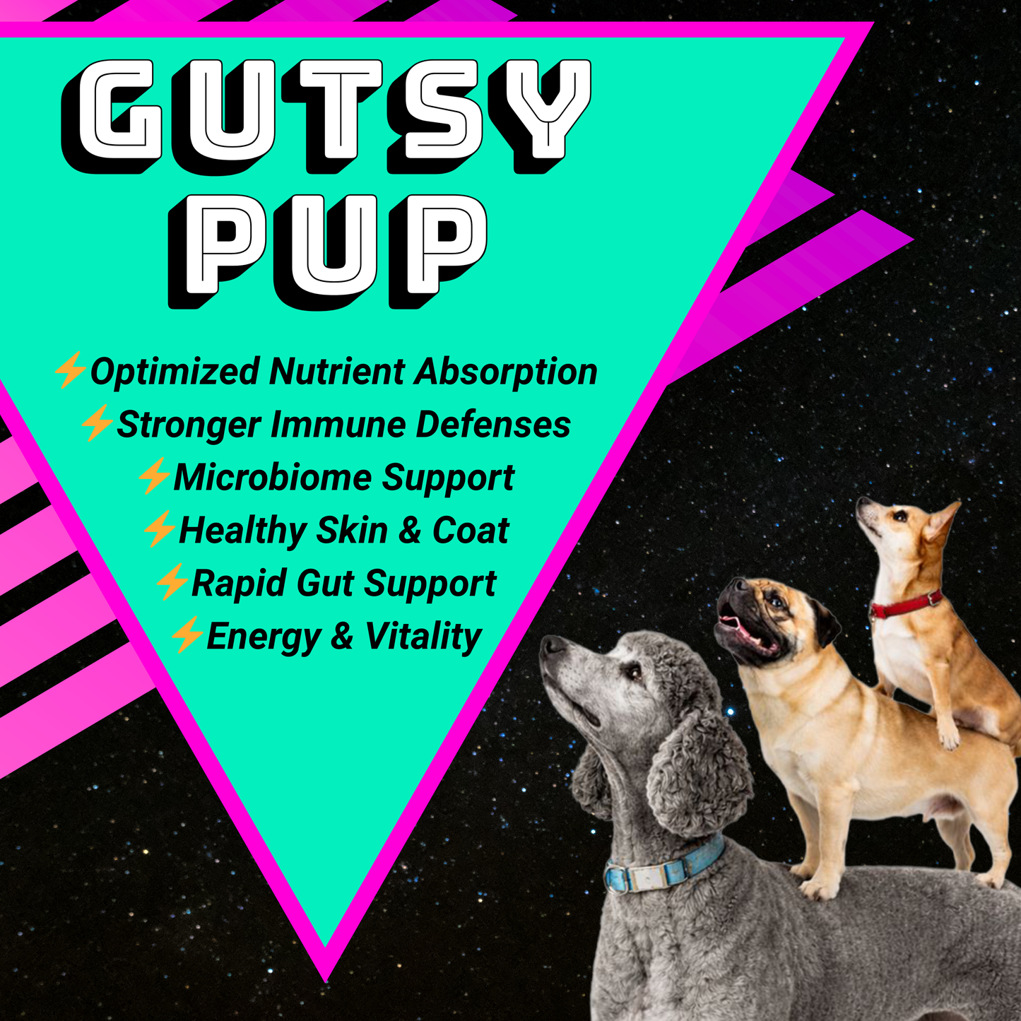 Gutsy Pup | Clinical-Grade Colostrum for Dogs (45% IgG Max Potency)